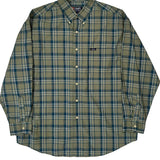 Chaps Ralph Lauren Checked Shirt - XL Blue Cotton Blend