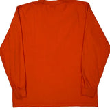 Dickies Tall Long Sleeve T-Shirt - 2XL Orange Cotton