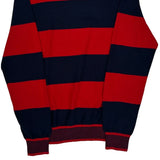 Tommy Hilfiger Striped Sweater - Medium Navy Cotton