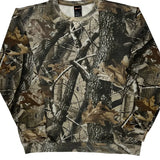 Realtree Camo Long Sleeve T-Shirt - Large Camo Cotton Blend