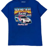 Daytona 500 Nascar Graphic T-Shirt - Medium Blue Cotton