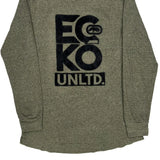 Ecko Unltd Long Sleeve T-Shirt - Large Gray Cotton Blend