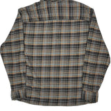 Lee Checked Flannel Shirt - XL Blue Cotton