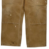 Carhartt Double Knee Carpenter Trousers - 33W 31L Brown Cotton