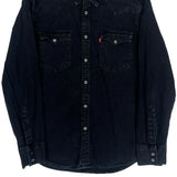 Levis Denim Shirt - Medium Black Denim