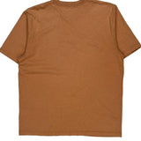 Carhartt T-Shirt - Large Orange Cotton