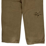 Dickies Carpenter Trousers - 32W 30L Brown Cotton