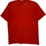 Carhartt T-Shirt - Medium Red Cotton