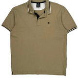 Champion Polo Shirt - XL Beige Cotton