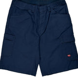 Red Kap Workwear Cargo Shorts - 34W 9L Navy Cotton