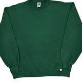 Made In USA Russell Athletic Sweatshirt - XL Green Cotton
