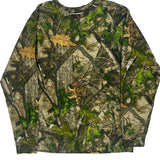 Red Head Long Sleeve T-Shirt - Large Camo Cotton