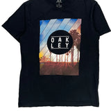 Oakley Graphic T-Shirt - Large Black Cotton