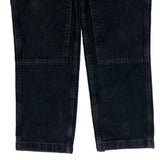 Abercrombie & Fitch Double Knee Carpenter Jeans - 33W 31L Black Denim