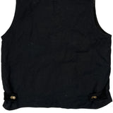 Old Mill Vest - Large Black Cotton