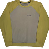 Patagonia Graphic Long Sleeve T-Shirt - XL Beige Cotton