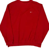 Nike Sweatshirt - XL Red Cotton