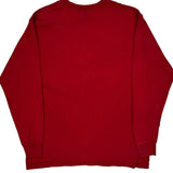 Adidas Graphic Long Sleeve T-Shirt - XL Red Cotton