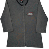 House Of Harley'S Oceanside, Ca Harley Davidson Long Sleeve T-Shirt - Medium Gray Cotton Blend