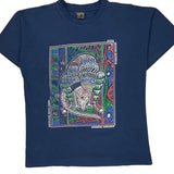 Dreaming Kangaroo Everything West Australia Graphic T-Shirt - XL Blue Cotton