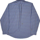 Ralph Lauren Checked Shirt - XL Blue Cotton