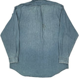 Ralph Lauren Oversized Denim Shirt - Large Light Wash Cotton