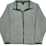 Woolrich Fleece Jacket - Large Gray Polyester