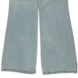 Made In USA Levis 521 Flared Jeans - 32W US 8 Light Wash Cotton