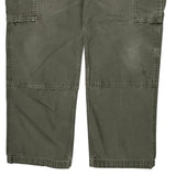Carhartt Double Knee Cargo Pants - 38W 32L Green Cotton