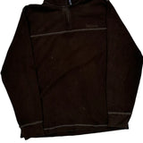 Timberland 1/4 Zip - Large Brown Cotton