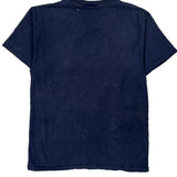 Just Do It Nike Graphic T-Shirt - Medium Blue Cotton