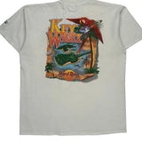 Key West Hard Rock Cafe Graphic T-Shirt - Large White Cotton