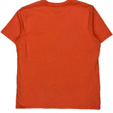 Carhartt T-Shirt - Large Orange Cotton