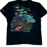 Eco-Friendly Harlequin Single Stitch T-Shirt - Large Black Cotton