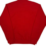 Mickey Mouse Disney Cartoon Sweatshirt - Large Red Cotton