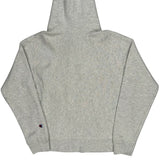 Reverse Weave Champion Hoodie - Small Grey Cotton Blend