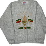 Hanes Graphic Sweatshirt - XL Grey Cotton Blend