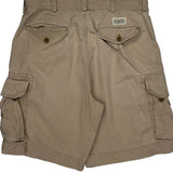 Polo By Ralph Lauren Cargo Shorts - 35W 9L Beige Cotton