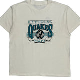 Single Stitch Official Quakes Fan Unbranded T-Shirt - Large Blue Cotton