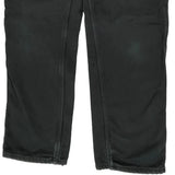Carhartt Double Knee Carpenter Trousers - 32W 30L Black Cotton