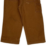 Age 24 Months Carhartt Double Knee Carpenter Trousers - 2XS Brown Cotton