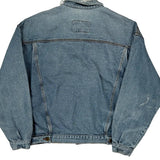 Camel Oversized Denim Jacket - XL Blue Denim