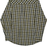 Oakley Checked Flannel Shirt - Medium Black Cotton