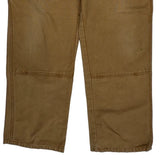 Dickies Double Knee Carpenter Pants - 34W 30L Brown Cotton