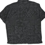 Quiksilver Hawaiian Shirt - XL Gray Cotton