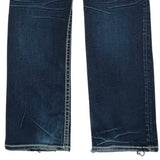 Buckle Black Boot Cut Jeans - 32W 36L Dark Wash Denim