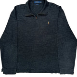 Polo By Ralph Lauren 1/4 Zip - XL Gray Cotton