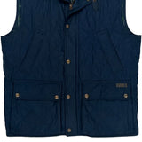 Polo By Ralph Lauren Vest - Medium Blue Polyester