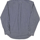 Ralph Lauren Striped Shirt - Large Blue Cotton