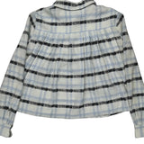 Armani Jeans Checked Shirt - Medium Black Cotton